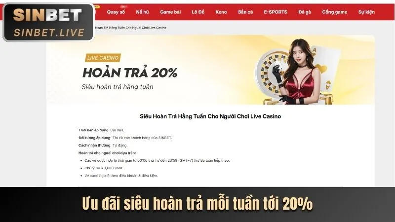 Ưu đãi chào mừng cho người chơi mới